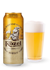 Пиво Velkopopovicky Kozel светлое 0.5л