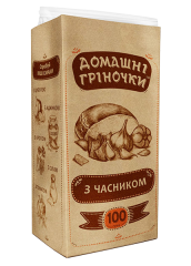 Гренки «Домашние» с чесноком, 100 г