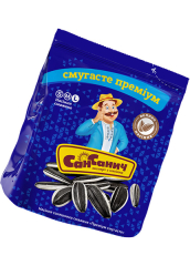 Семечки подсолнечника жареные «Сан Саныч Премиум полосатые», 95г