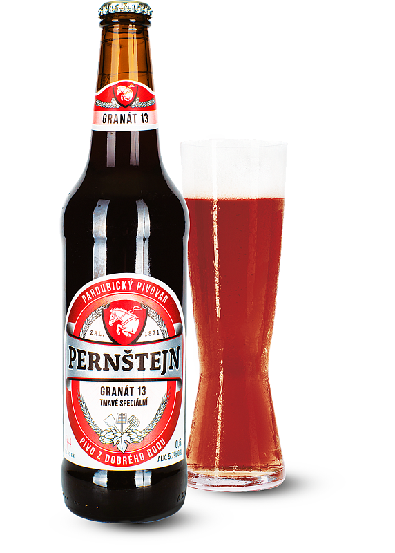 Пиво Pernstejn «Granat 13 Dark» темне фільтроване 5.7°