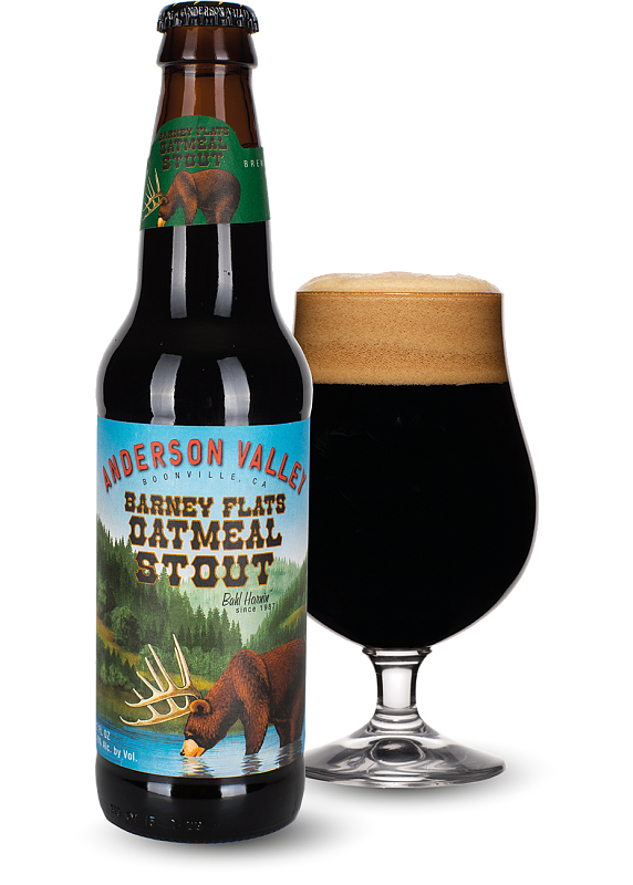 Пиво Anderson Valley «Barney Flats Oatmeal Stout» темне нефільтроване 5.8°