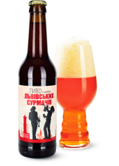 Пиво Правда «Пиво Львовских Сурмачей» светлое нефильтрованное 6.5°