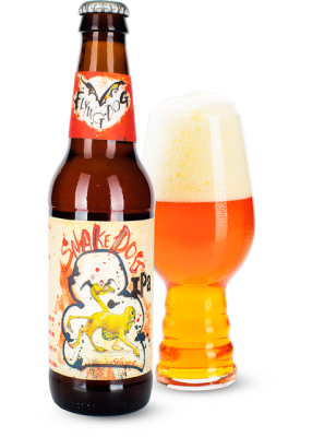 Пиво Flying Dog «Snake Dog IPA» светлое нефильтрованное 7.1°