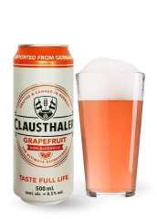 Пиво безалкогольное Clausthaler Grapefruit 0.5л